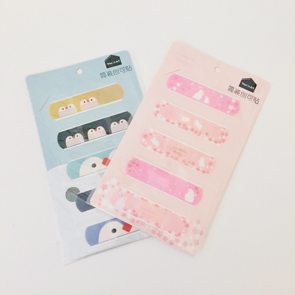 Kawaii Harajuku Pink and Blue Themed Bandages NWT